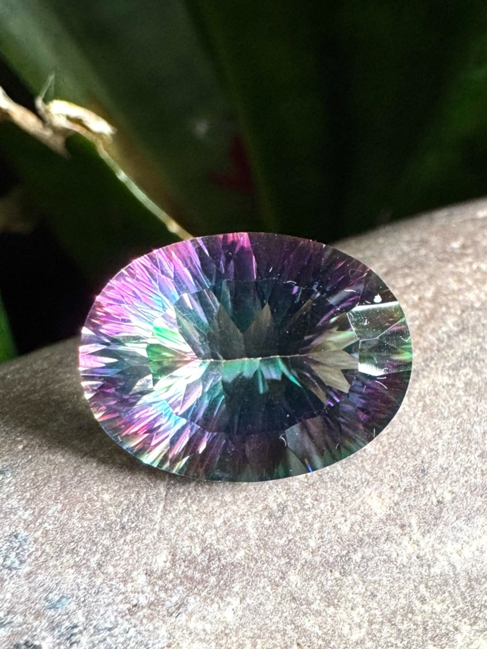 Oval Mystic Fire Topaz